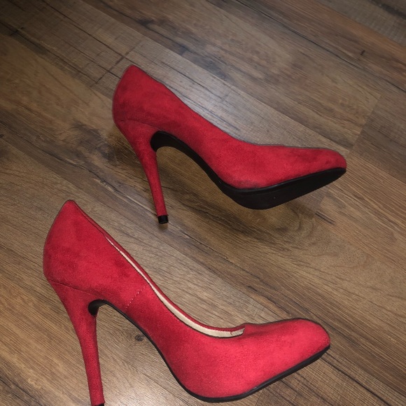 Red suede pumps Zigi Soho - Picture 4 of 5